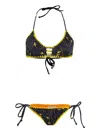 Brigitte Airplane-print Bikini In Blue
