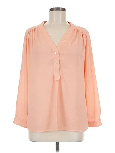 Pre-owned Brigitte Bailey 3/4 Sleeve Blouse In Orange