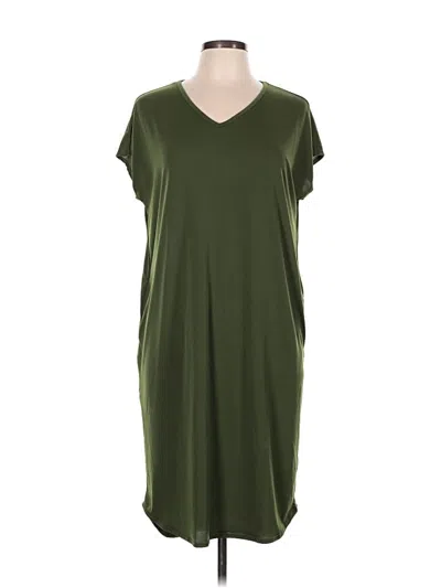 Pre-owned Brigitte Brianna Casual Dress In Green