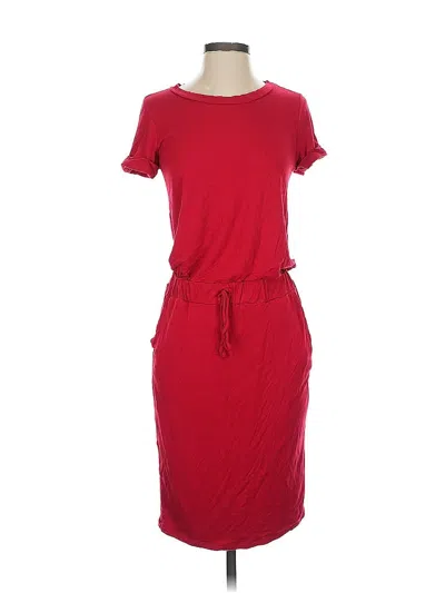 Pre-owned Brigitte Brianna Casual Dress In Red