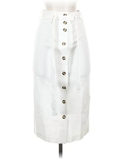 Pre-owned Brigitte Brianna Casual Skirt In White