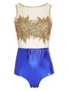 Brigitte Carnaval Bodysuit In Blue