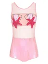 Brigitte Carnaval Bodysuit In Pink