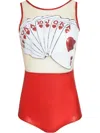 Brigitte Carnaval Naipes Swimsuit In Rot