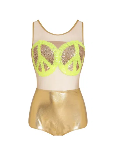 Brigitte Carnaval/festival Sequin-embellishment Swimsuit In Multi