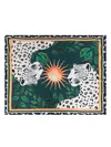 Brigitte Cheetah-print Beach Cover-up In Green