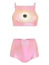 Brigitte Eye Carnival Bikini In Pink