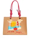 Brigitte Graphic-print Beach Bag