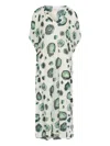 Brigitte Graphic-print Kaftan