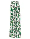 Brigitte Graphic-print Trousers In White