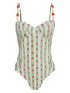 Brigitte Maithe Printed Swimsuit In Green