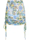 Brigitte Mary Mini Skirt In Blau