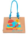 Brigitte Painted Beach Bag