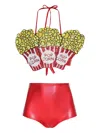 Brigitte Popcorn Sequin-embellished Swimsuit In Pink