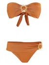 Brigitte Pri Sol Bikini In Brown