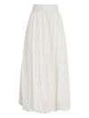 Brigitte Zahra Midi Skirt In White