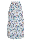 Brigitte Zahra Oyster-print Skirt In Multi