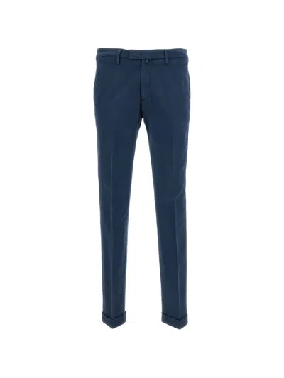 Briglia 1949 American Pockets Chino Trousers In Blue