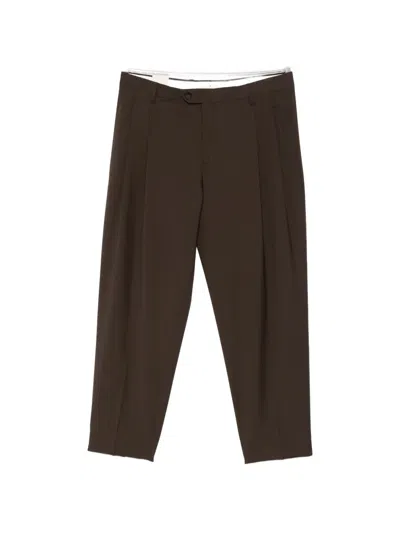 Briglia 1949 Arnos Pleated Trousers In Brown