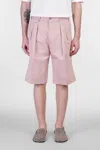 Briglia 1949 Bedfords Shorts In Rose-pink Cotton