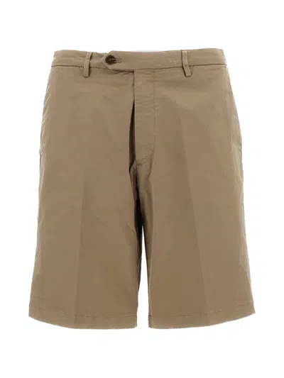 Briglia 1949 Belt-loops Buttoned Shorts In Brown
