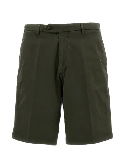Briglia 1949 Belt-loops Buttoned Shorts In Green