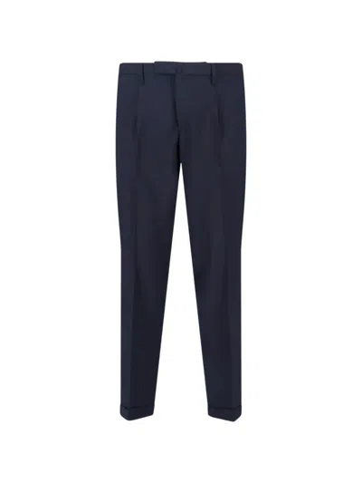 Briglia 1949 Belt-loops Trousers In Blue