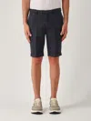 Briglia 1949 Off-centre Button Shorts In Blu