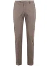 Briglia 1949 Pant V.piatto Tricotina Cot Lyocell In 褐色