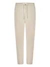 Briglia 1949 Bg41 Drawstring Beige Trousers In Neutral