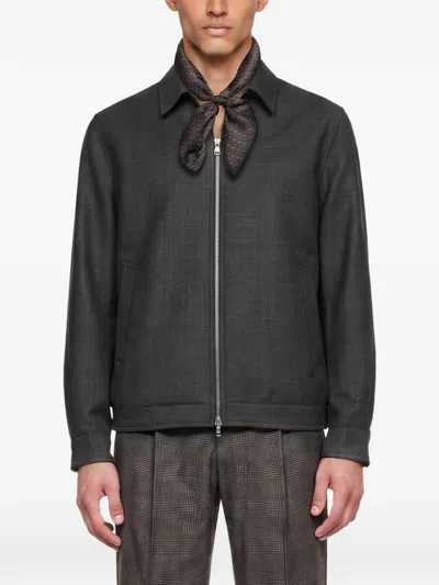 Briglia 1949 Bill Zip-up Jacket In Gray
