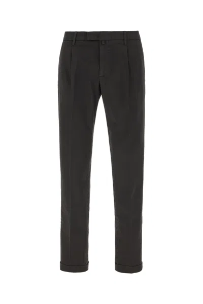 Briglia 1949 Black Stretch Cotton Pants In 10