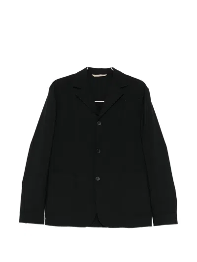 Briglia 1949 Brian Buttoned Pocket Overshirt In Black