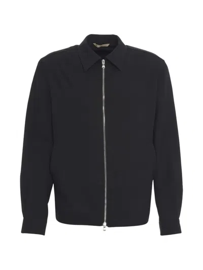 Briglia 1949 Bridle Zip-up Shirt Jacket In Black
