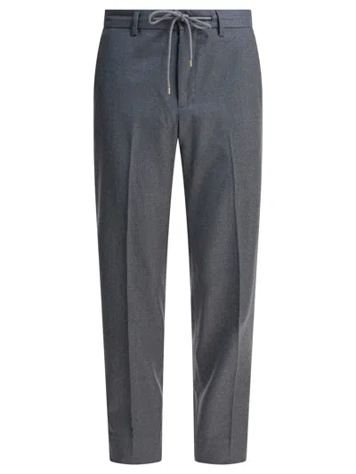 Briglia 1949 Paloma Drawstring Trousers In Gray