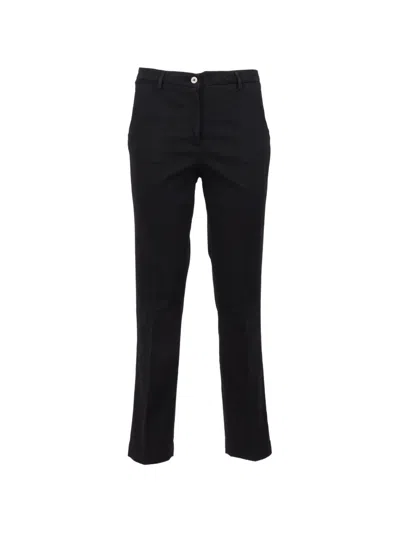 Briglia 1949 Button Straight Trousers In Black