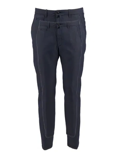 Briglia 1949 Button Trousers In Blue