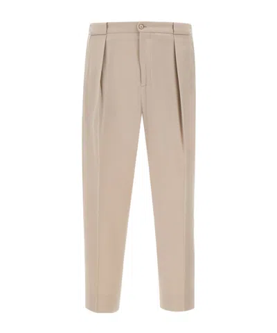 Briglia 1949 Button-detail Casual Trousers In Orange