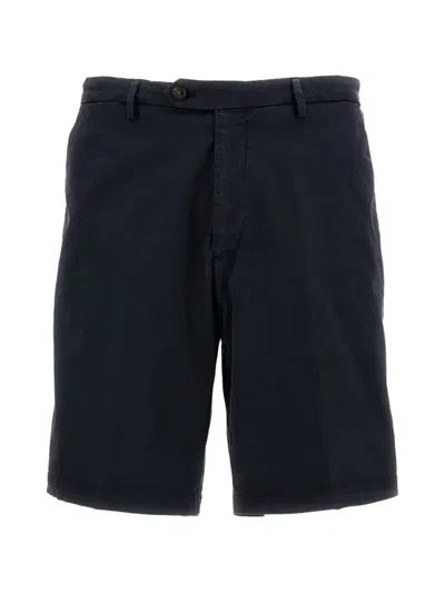 Briglia 1949 Buttoned Side-pocket Shorts In Blue