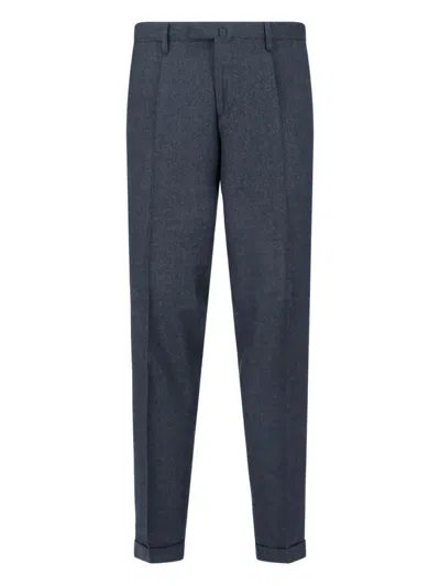 Briglia 1949 Virgin Wool Trousers In Gray