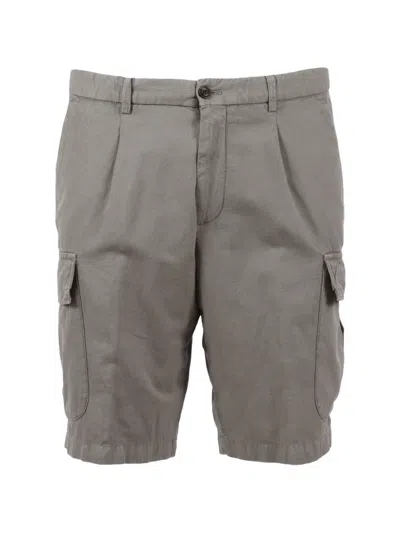 Briglia 1949 Cargo Bermuda Shorts In Gray