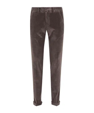 Briglia 1949 Casual Trousers With Belt Loops In Brown