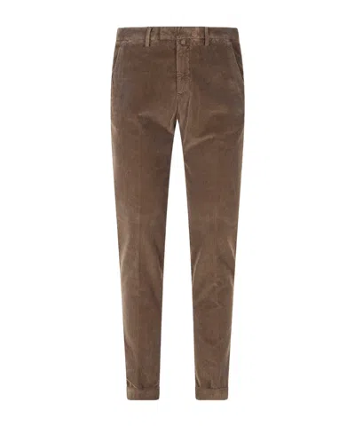 Briglia 1949 Casual Trousers With Belt Loops In Brown