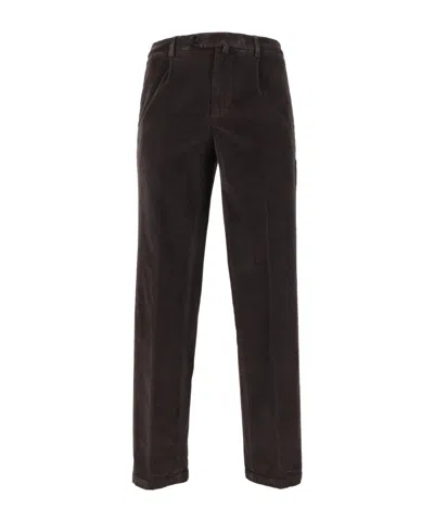 Briglia 1949 Casual Trousers With Belt Loops In Brown