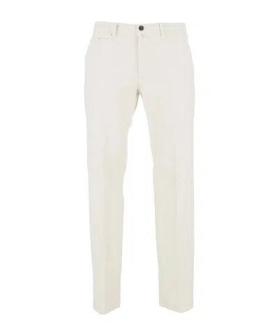 Briglia 1949 Casual Trousers With Belt Loops In White
