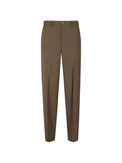 Briglia 1949 Charlotte Pressed-crease Trousers In Brown