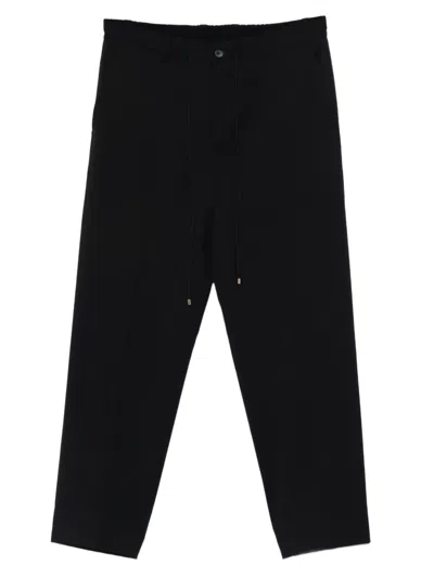 Briglia 1949 Convents Tapered Trousers In Black