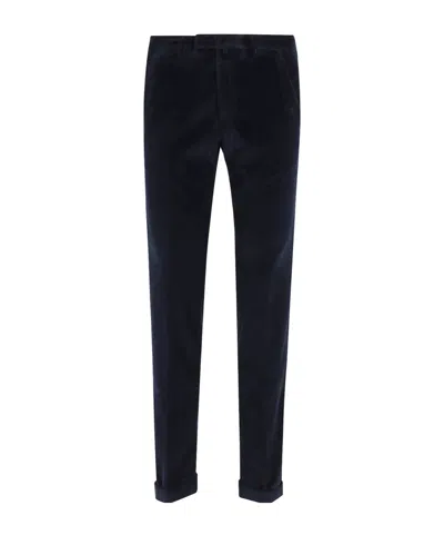Briglia 1949 Corduroy Cuffed Trousers In Animal Print