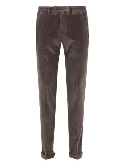 BRIGLIA 1949 CORDUROY CUFFED TROUSERS