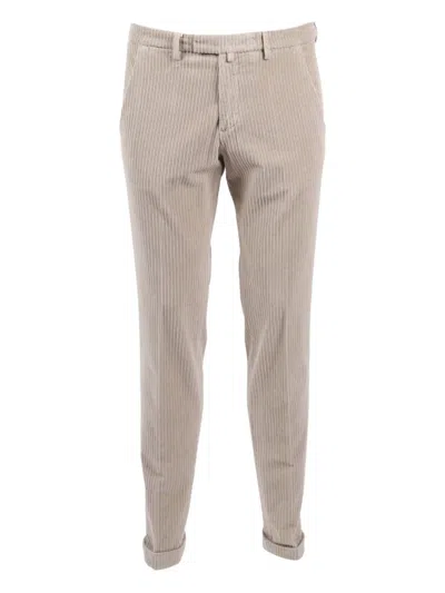 Briglia 1949 Corduroy Side-pockets Trousers In Neutral